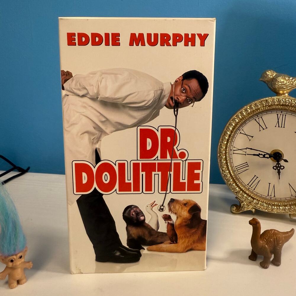 Dr. Dolittle 1998 VHS Eddie Murphy Comedy Classic Vintage Video Tape